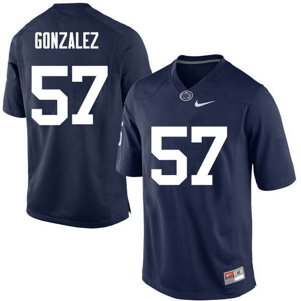 NCAA Nike Men's Penn State Nittany Lions Steven Gonzalez #57 College Football Authentic Navy Stitched Jersey NCU8498PH